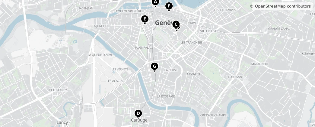 Map of Cenevre