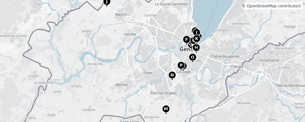 Map of Cenevre