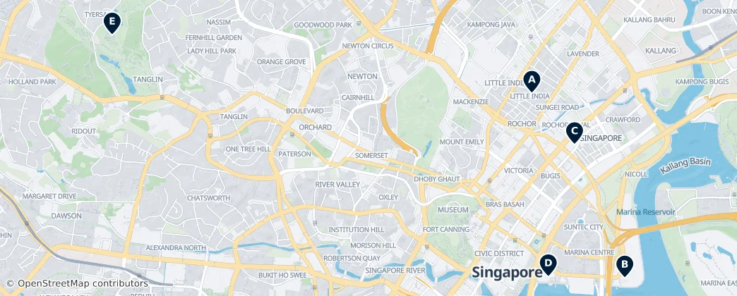Map of Central