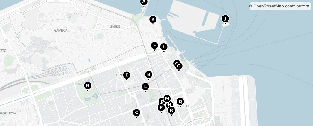 Map of Centro, Rio de Janeiro