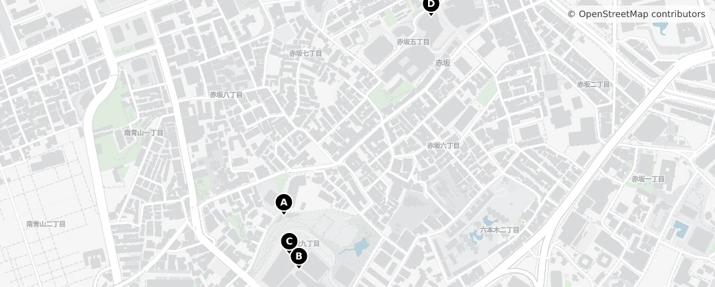 Map of Akasaka