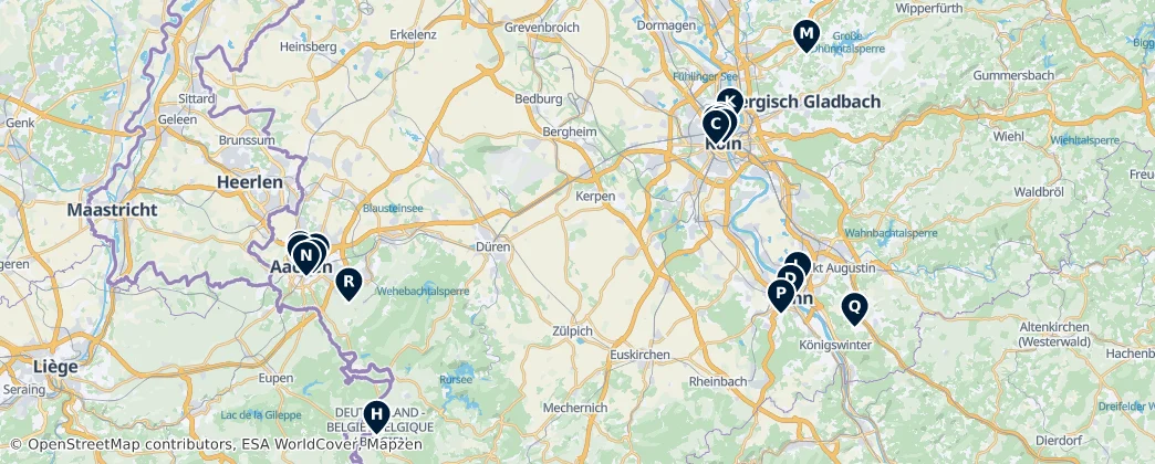 Map of Köln