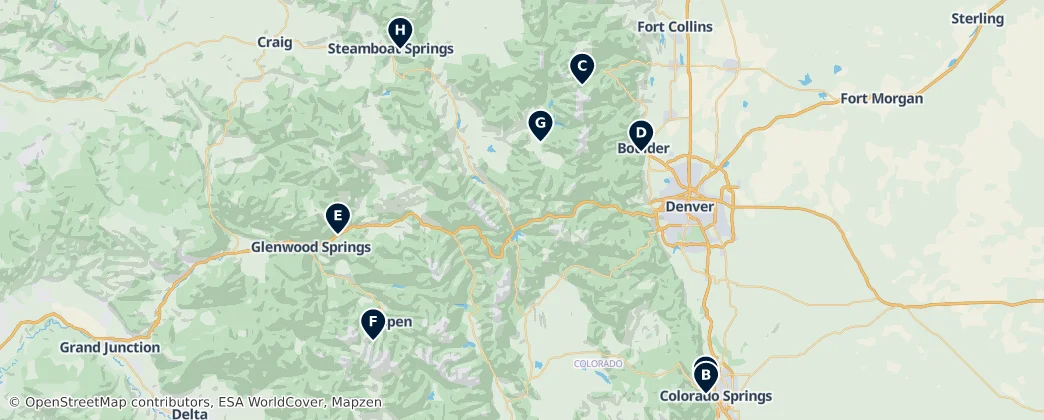 Map of Kolorado