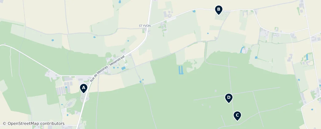 Map of Comines-Warneton