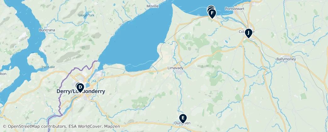 Map of Londonderry Kontluğu