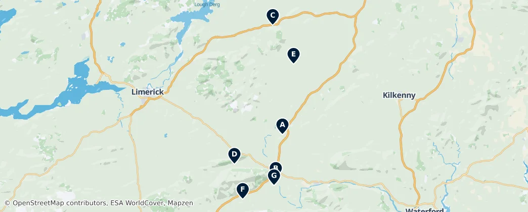 Map of County Tipperary