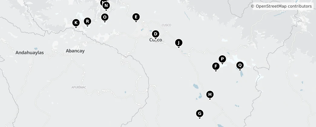 Map of Cusco