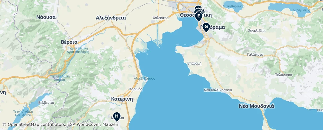 Map of Makedonia - Thrake