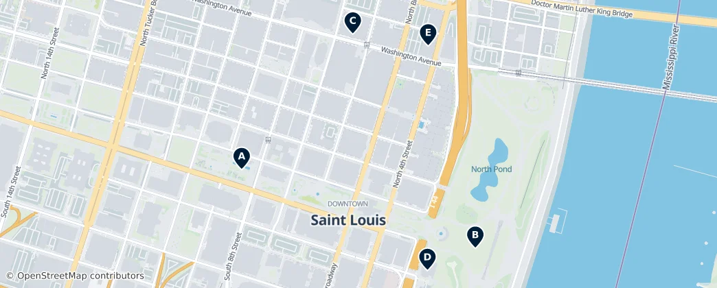 Map of Downtown