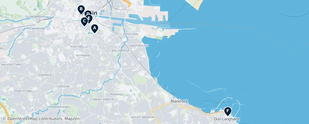 Map of Dublin Kontluğu