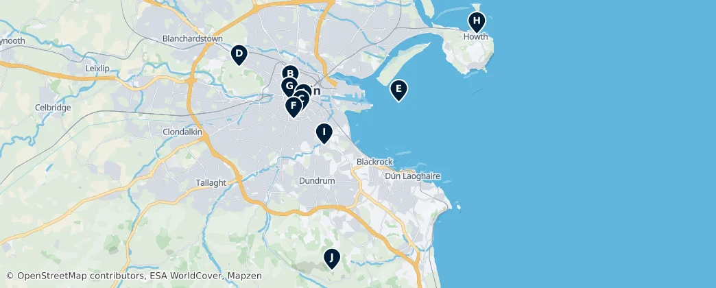 Map of Dublin Kontluğu