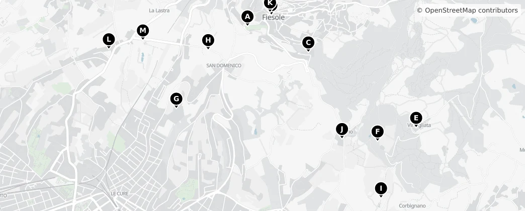 Map of Fiesole