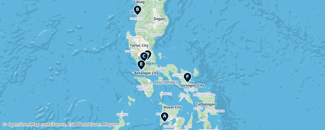 Map of Filipinler