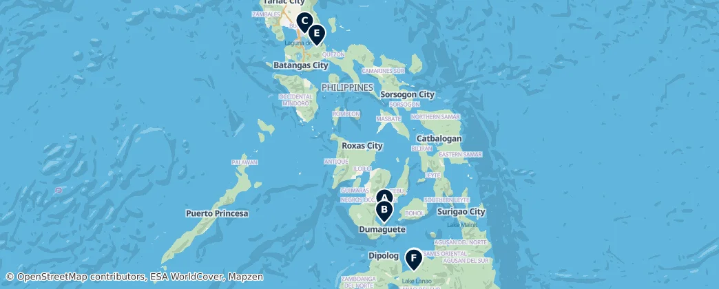 Map of Filipinler
