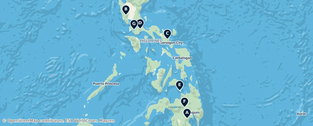Map of Filipinler