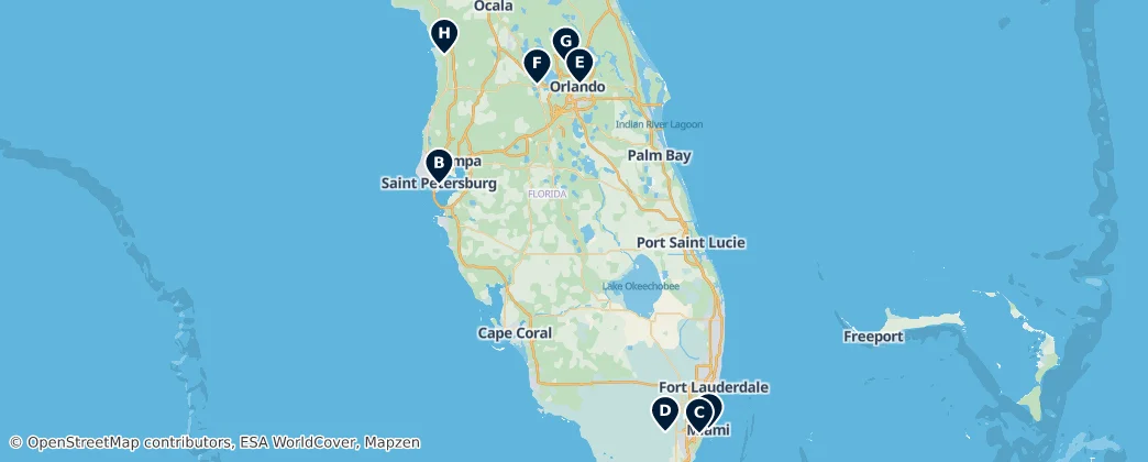 Map of Florida