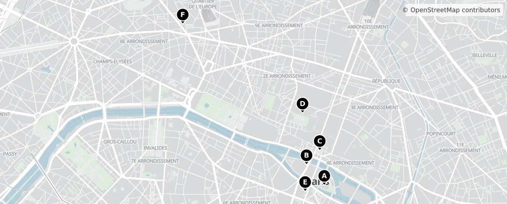 Map of Fransa