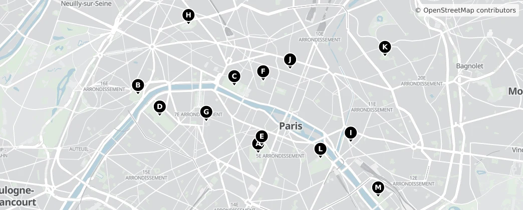 Map of Fransa
