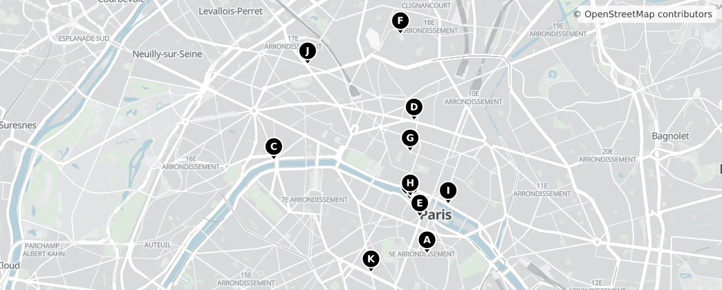 Map of Fransa