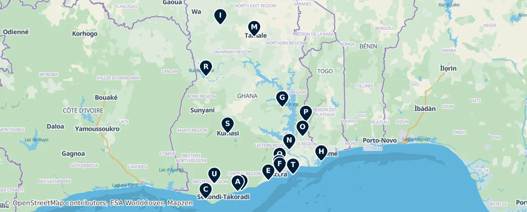 Map of Gana