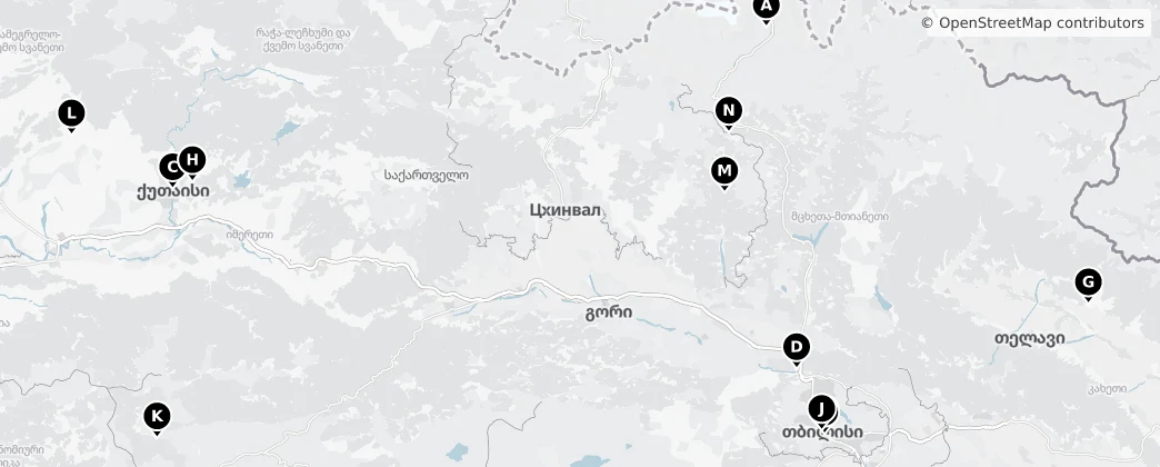 Map of Gürcistan