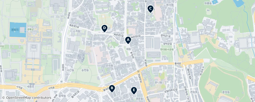 Map of Gye-dong