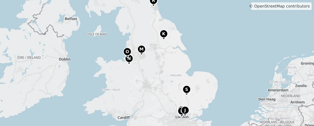Map of England