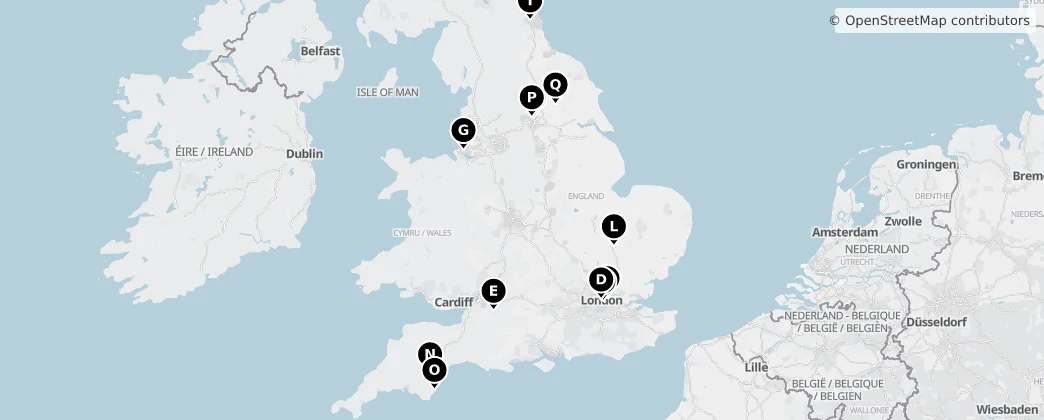 Map of England
