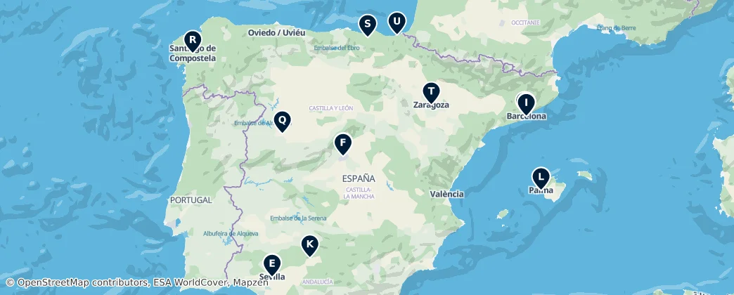 Map of İspanya