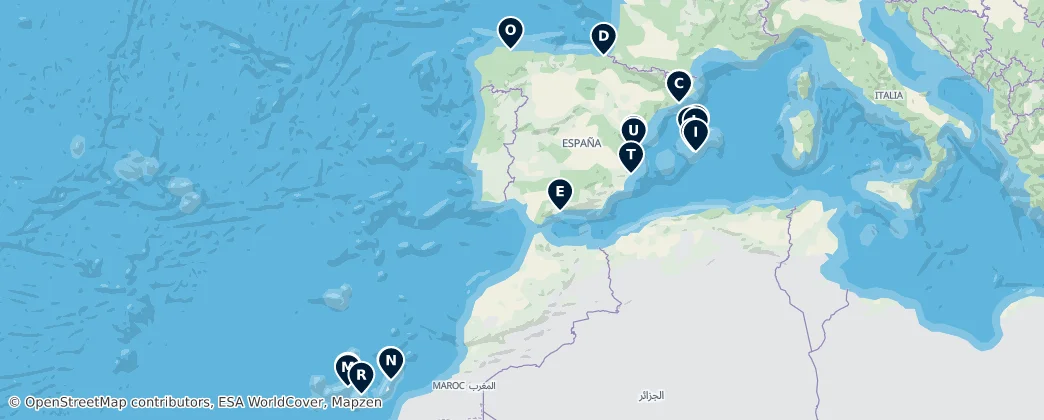 Map of İspanya
