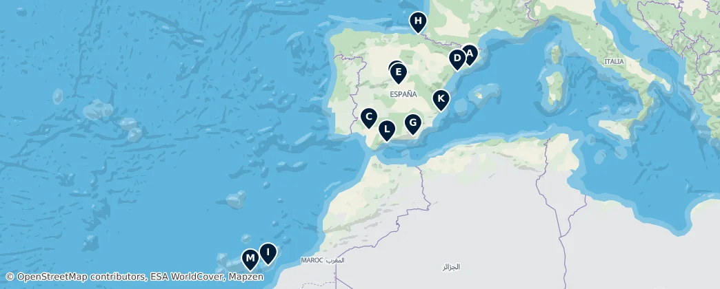 Map of İspanya
