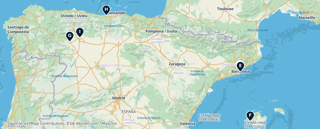 Map of İspanya