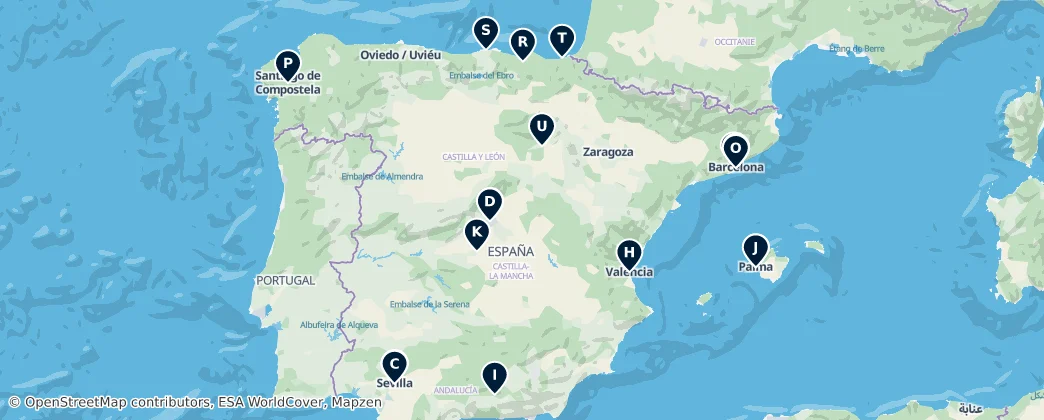 Map of İspanya