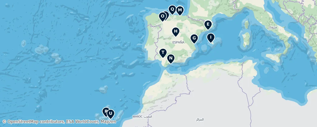 Map of İspanya