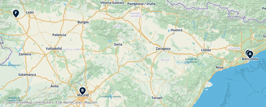 Map of İspanya