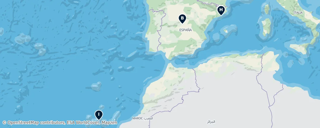 Map of İspanya
