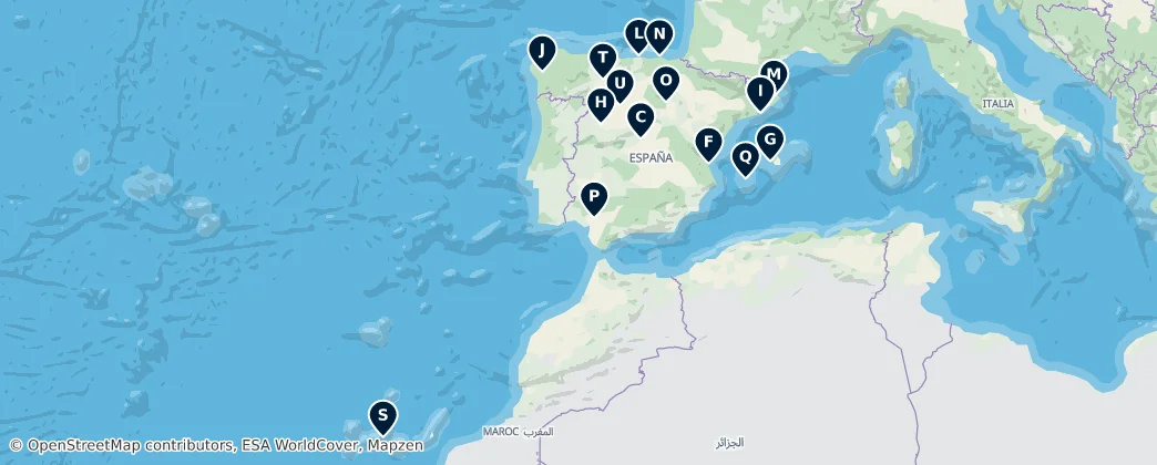 Map of İspanya
