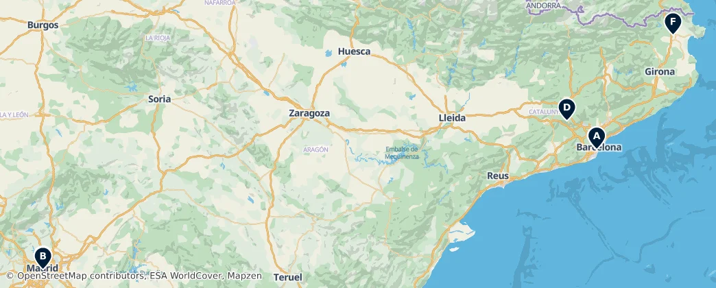 Map of İspanya
