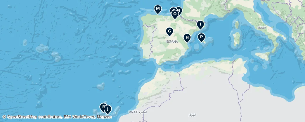 Map of İspanya