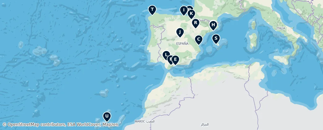 Map of İspanya