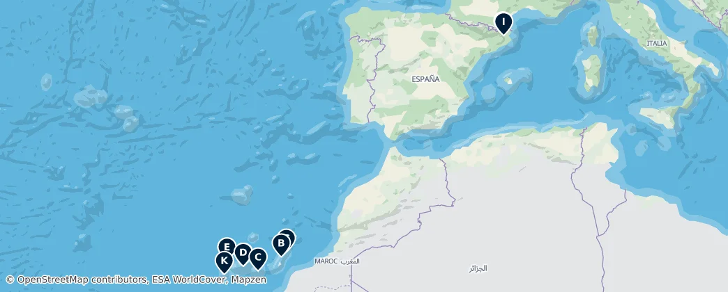 Map of İspanya