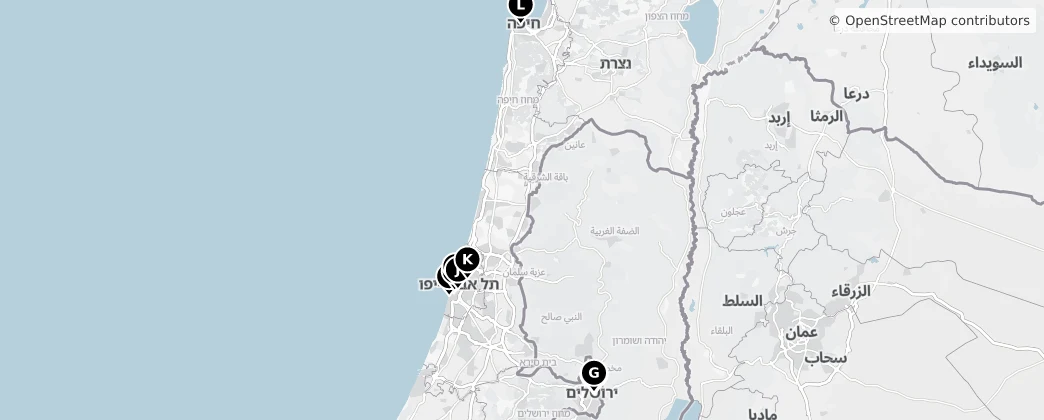 Map of İsrail