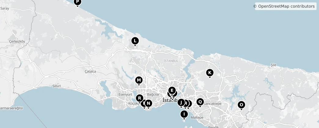 Map of İstanbul