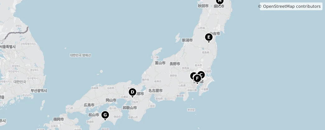 Map of Japonya