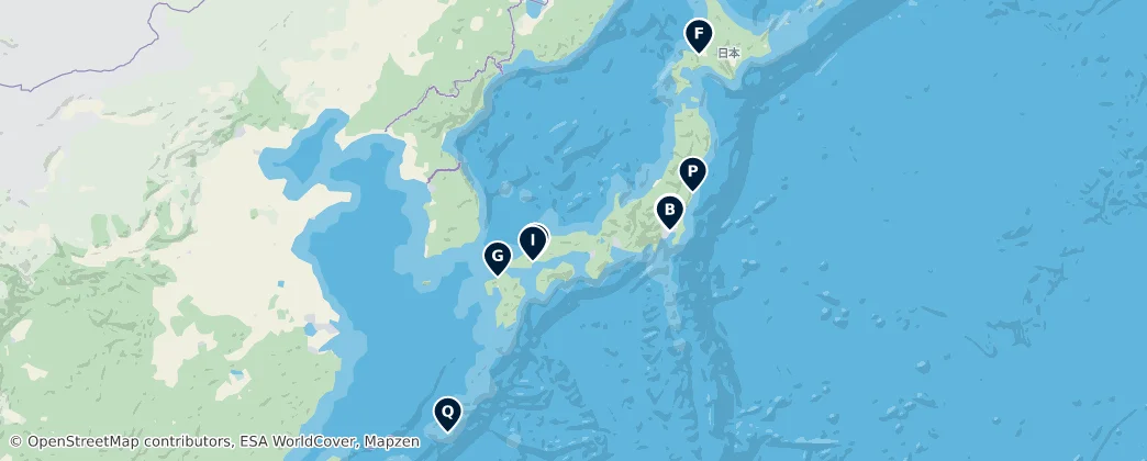 Map of Japonya