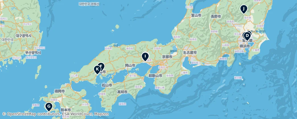 Map of Japonya