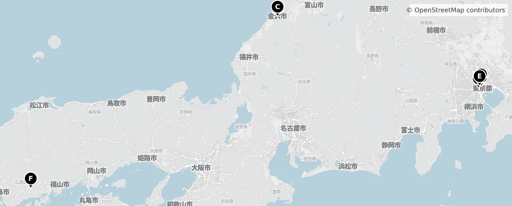 Map of Japonya