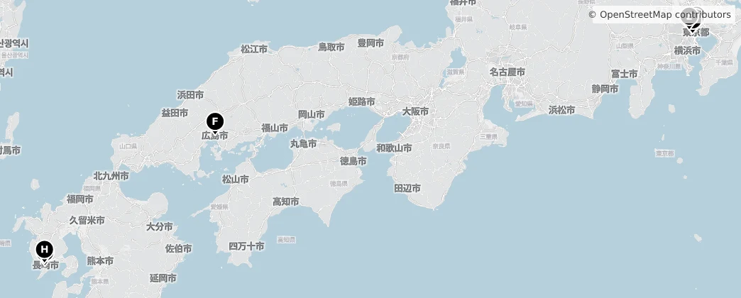 Map of Japonya