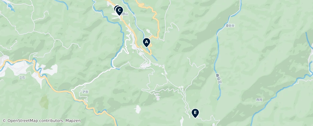Map of Yoshino