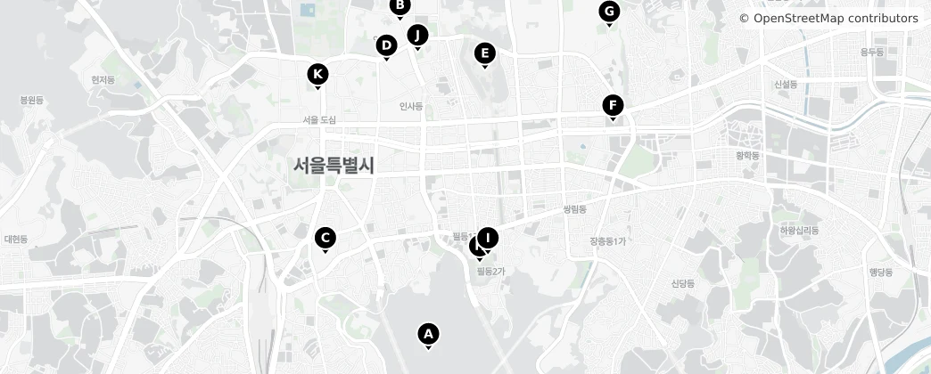 Map of Jung, Seul